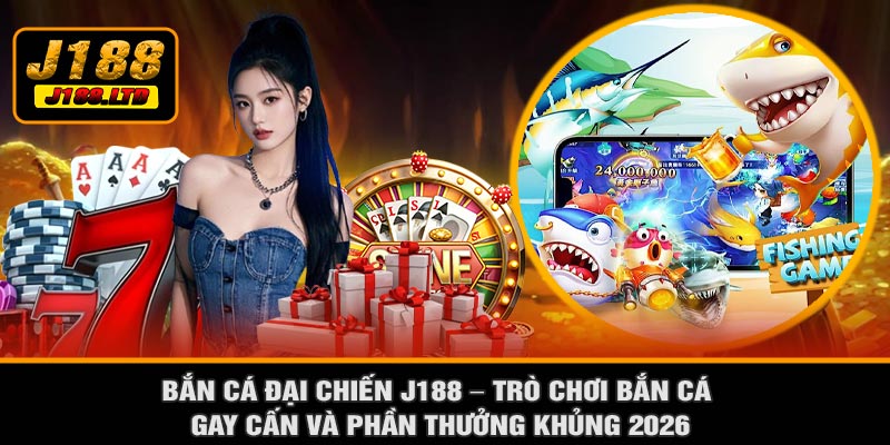 Bắn Cá Đại Chiến J188 – Trò Chơi Bắn Cá Gay Cấn Và Phần Thưởng Khủng 2026