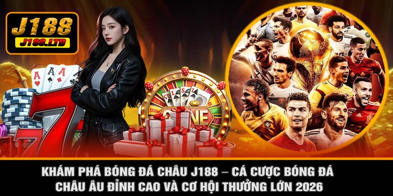 Khám Phá Bóng Đá Châu J188 – Cá Cược Bóng Đá Châu Âu Đỉnh Cao Và Cơ Hội Thưởng Lớn 2026