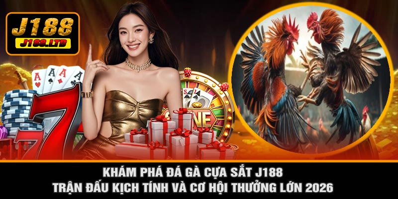 Khám Phá Đá Gà Cựa Sắt J188 – Trận Đấu Kịch Tính Và Cơ Hội Thưởng Lớn 2026
