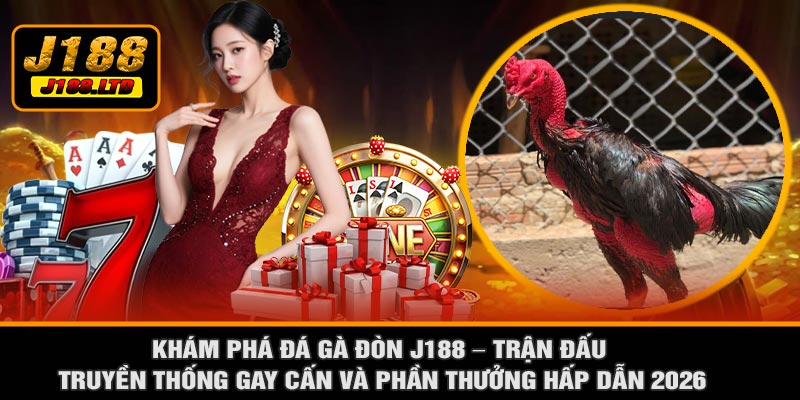 Khám Phá Đá Gà Đòn J188 – Trận Đấu Truyền Thống Gay Cấn Và Phần Thưởng Hấp Dẫn 2026